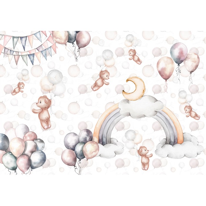 Φωτοταπετσαρία - Bears in the Sky