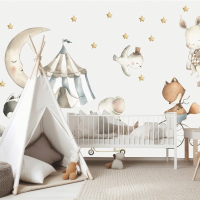 Φωτοταπετσαρία - Animals for Children (Watercolour)