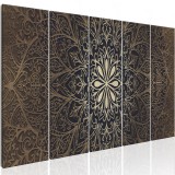 Πίνακας ζε καμβά - Brown Mandala