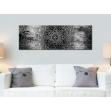 Πίνακας ζε καμβά - Mandala: Grey Depths