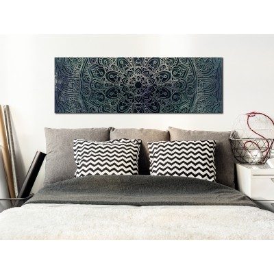 Πίνακας ζε καμβά - Mandala: Malachite Calm