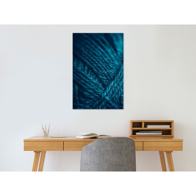Πίνακας ζε καμβά - Emerald Wool (1 Part) Vertical