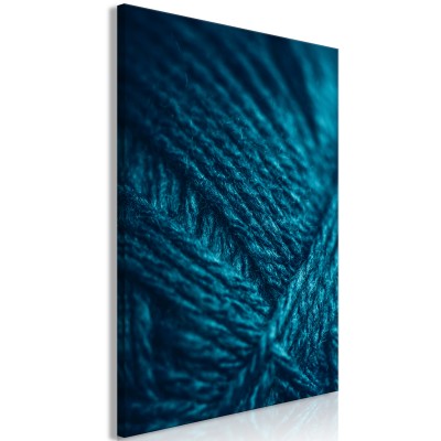 Πίνακας ζε καμβά - Emerald Wool (1 Part) Vertical