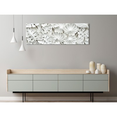 Πίνακας ζε καμβά - Alabaster Garden (1 Part) Narrow