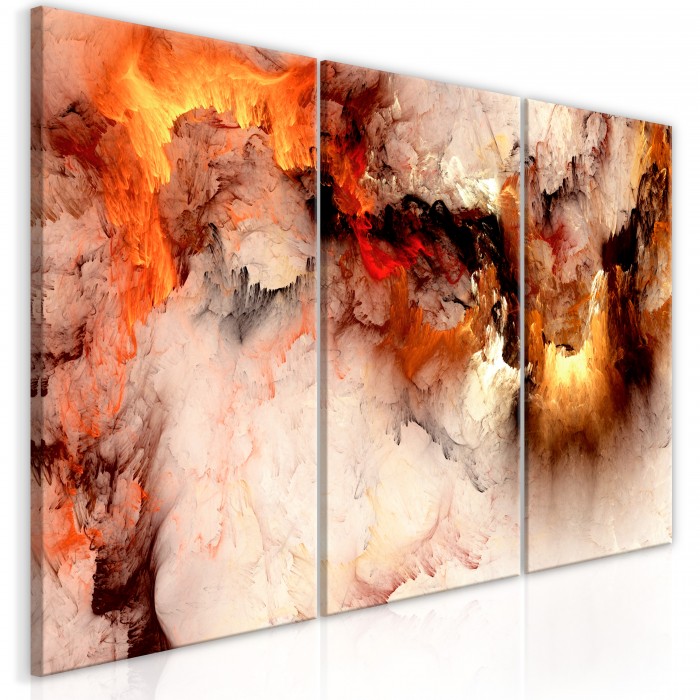 Πίνακας ζε καμβά - Volcanic Abstraction (3 Parts)