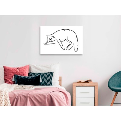 Πίνακας ζε καμβά - Cat's Dreams (1 Part) Vertical