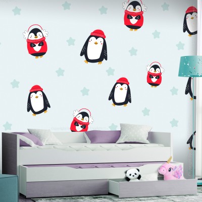 Φωτοταπετσαρία - Brawling Penguins