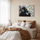 Πίνακας ζε καμβά - Banksy The Thinker Monkey