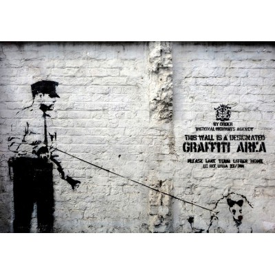 Φωτοταπετσαρία - Banksy - Graffiti Area