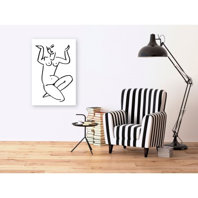 Πίνακας ζε καμβά - Uncertain Encouragement (1 Part) Vertical