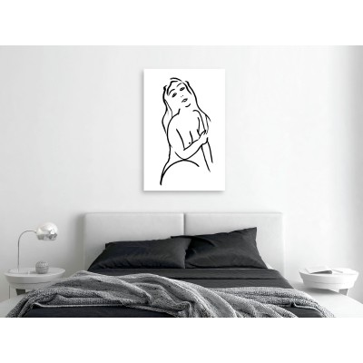 Πίνακας ζε καμβά - Passionate Touch (1 Part) Vertical