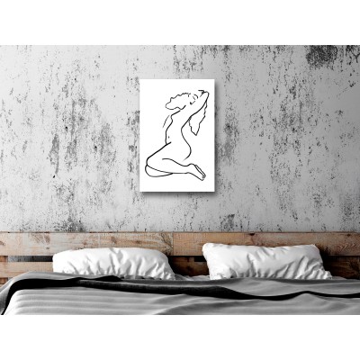 Πίνακας ζε καμβά - Dreamy Lady (1 Part) Vertical