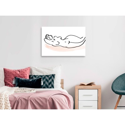 Πίνακας ζε καμβά - Sunbathing (1 Part) Wide