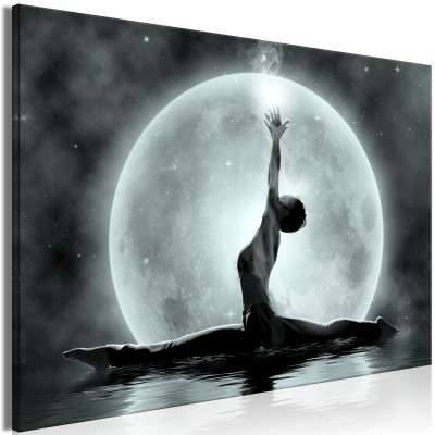 Πίνακας ζε καμβά - Twine (1 Part) Wide Grey