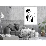 Πίνακας ζε καμβά - Audrey (1 Part) Vertical