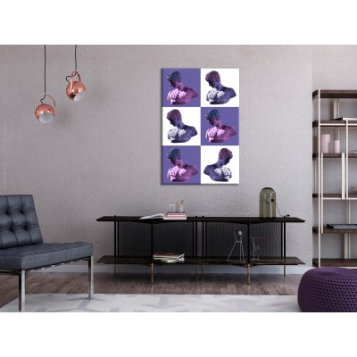 Πίνακας ζε καμβά - Greek Chessboard (1 Part) Vertical