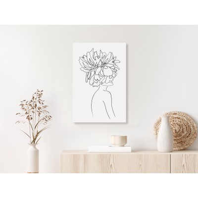 Πίνακας ζε καμβά - Floral Argument (1 Part) Vertical