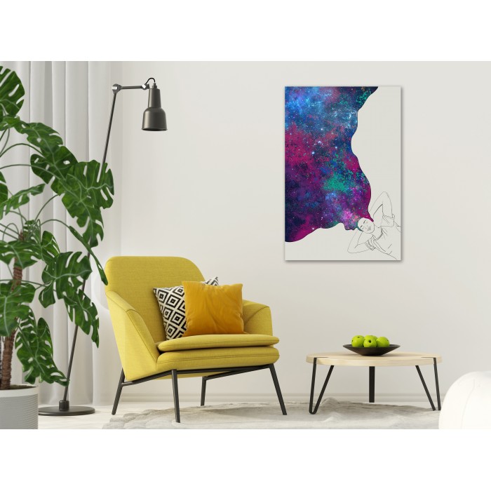 Πίνακας ζε καμβά - Cosmic Dreams (1 Part) Vertical