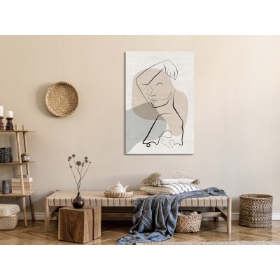 Πίνακας ζε καμβά - Romantic Morning (1 Part) Vertical