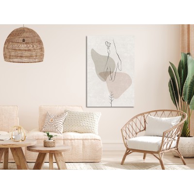 Πίνακας ζε καμβά - Delicate Touch (1 Part) Vertical