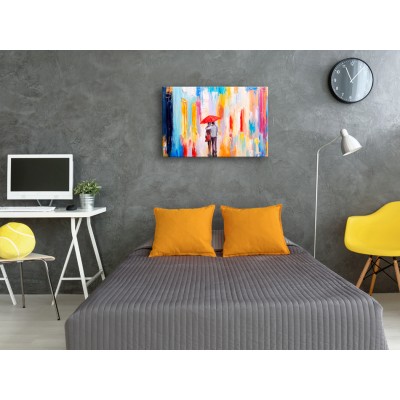 Πίνακας ζε καμβά - Under the Love Umbrella