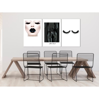 Πίνακας ζε καμβά - Power of Femininity (3 Parts)