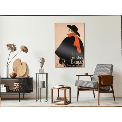 Πίνακας ζε καμβά - Aristide Bruant: Dans son cabaret (1 Part) Vertical