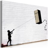 Πίνακας ζε καμβά - Flying Fridge (1 Part) Wide
