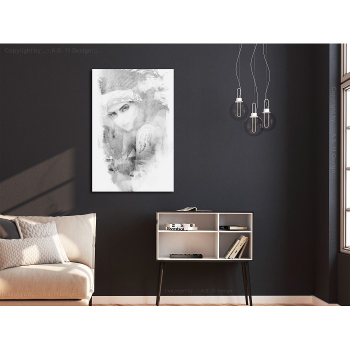 Πίνακας ζε καμβά - Ethnic Look (1 Part) Vertical