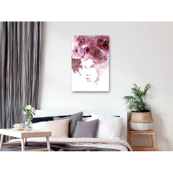 Πίνακας ζε καμβά - Flowery Look (1 Part) Vertical