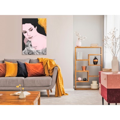 Πίνακας ζε καμβά - Sensual and Love (1 Part) Vertical