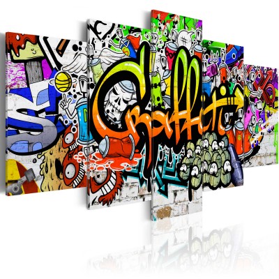 Πίνακας ζε καμβά - Artistic Graffiti