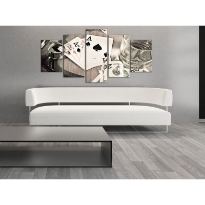 Πίνακας ζε καμβά - Poker night