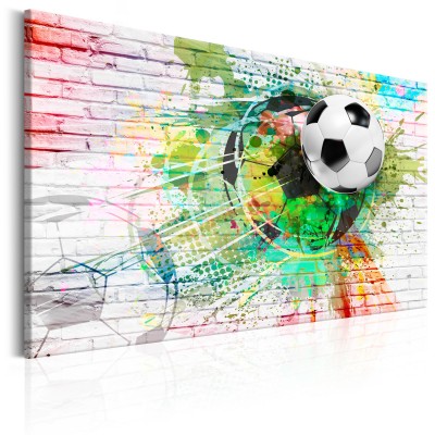 Πίνακας ζε καμβά - Colourful Sport (Football)