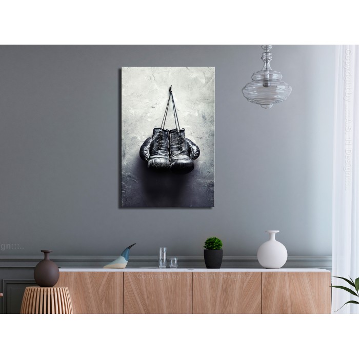 Πίνακας ζε καμβά - Boxing Gloves (1 Part) Vertical
