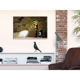 Πίνακας ζε καμβά - Cave Painting by Banksy