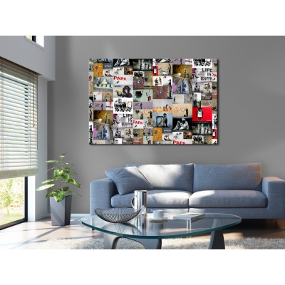 Πίνακας ζε καμβά - Art of Collage: Banksy