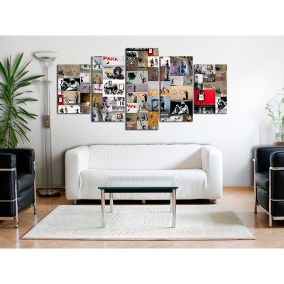 Πίνακας ζε καμβά - Art of Collage: Banksy IV