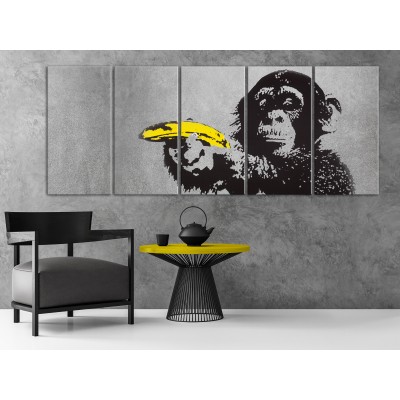 Πίνακας ζε καμβά - Monkey and Banana