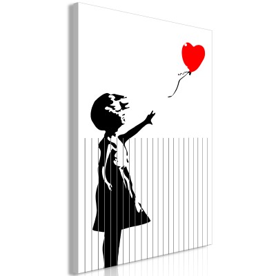Πίνακας ζε καμβά - Cut Banksy (1 Part) Vertical