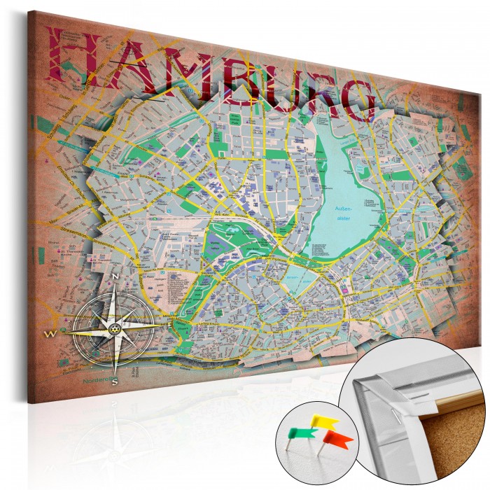 Πίνακας σε φελλό - Hamburg