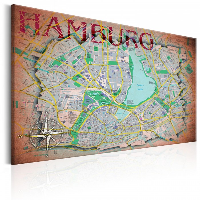 Πίνακας σε φελλό - Hamburg