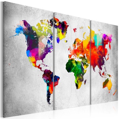 Πίνακας ζε καμβά - Artistic World - Triptych