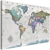 Πίνακας ζε καμβά - World Destinations (1 Part) Wide