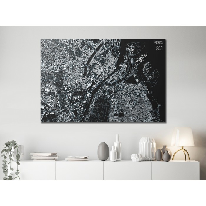 Πίνακας ζε καμβά - Close up of Copenhagen (1 Part) Wide