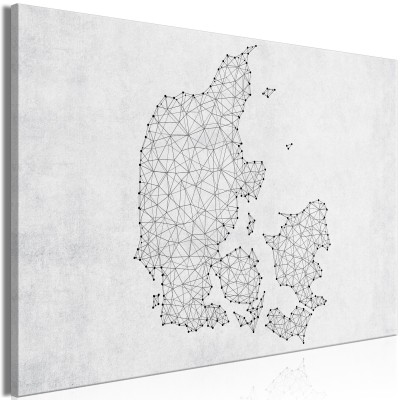 Πίνακας ζε καμβά - Geometric Land (1 Part) Wide