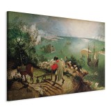 Πίνακας ζε καμβά - Landscape with the Fall of Icarus