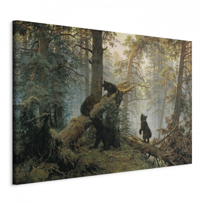 Πίνακας ζε καμβά - Morning in a Pine Forest