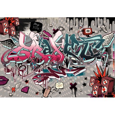 Φωτοταπετσαρία - Graffiti: hey You!