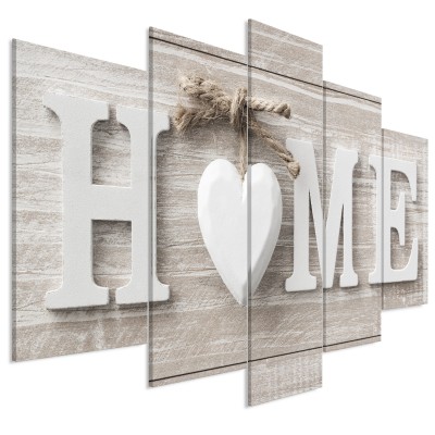 Πίνακας ζε καμβά - Love Sanctuary (5 Parts) Wide
